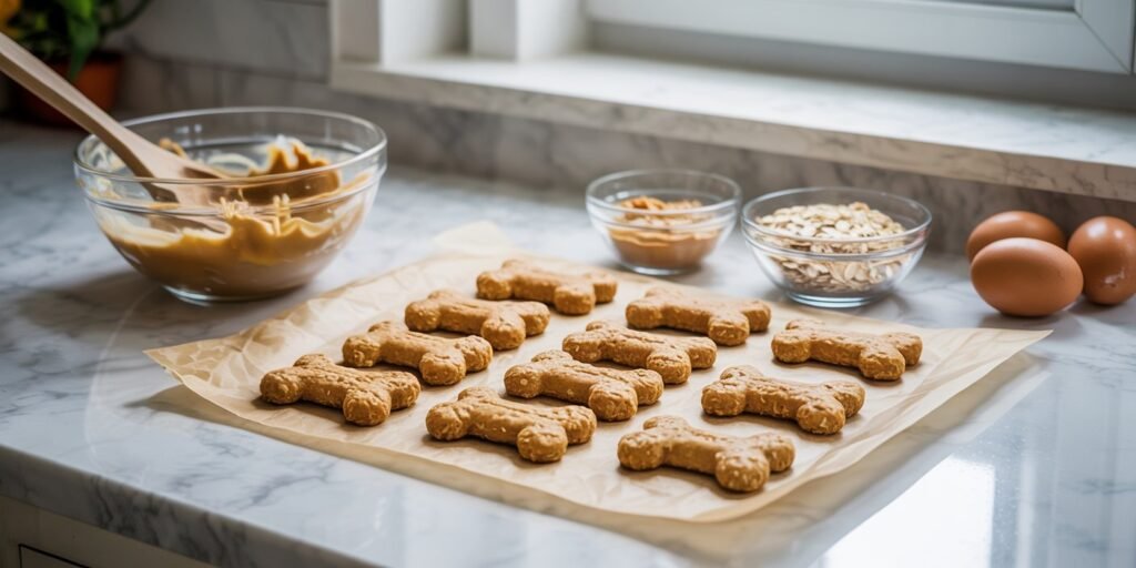 Homemade Peanut Butter & Pumpkin Dog Treats (With a Simple Dog-Safe Icing)