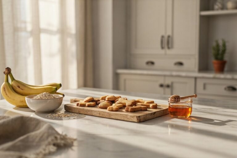 Banana and Honey Biscuits for Dogs: Healthy Homemade Treats Your Pup Will Love