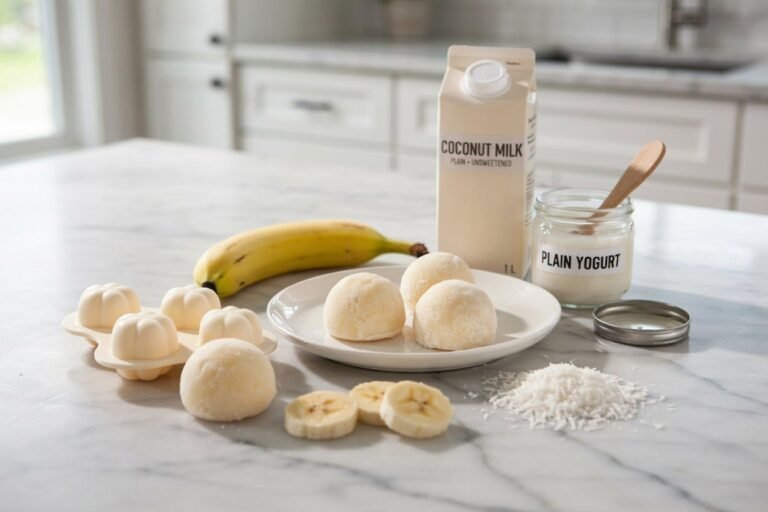 Easy Frozen Coconut Dog Treats for Summer