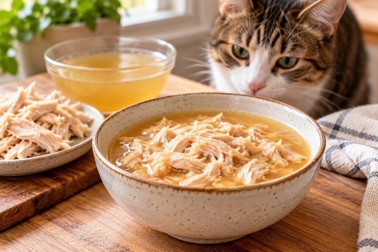 Homemade Cat Gravy Recipes Using Chicken Broth