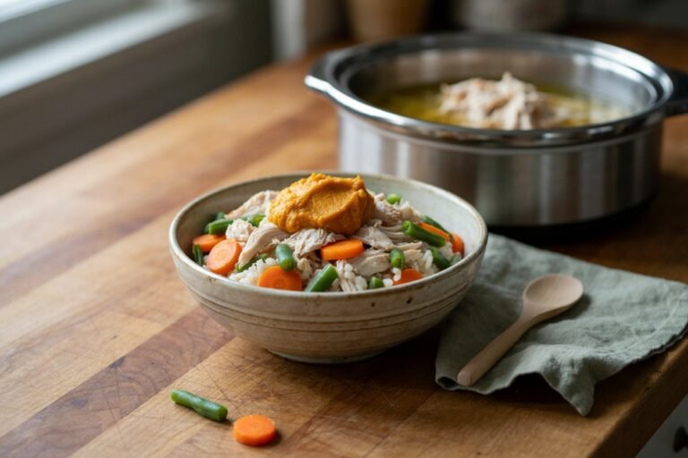 Slow Cooker Chicken Dog Food Recipe