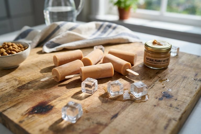 Homemade Peanut Butter Frozen Dog Treats
