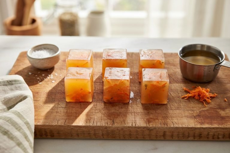 Carrot Brothsicle Frozen Dog Treats