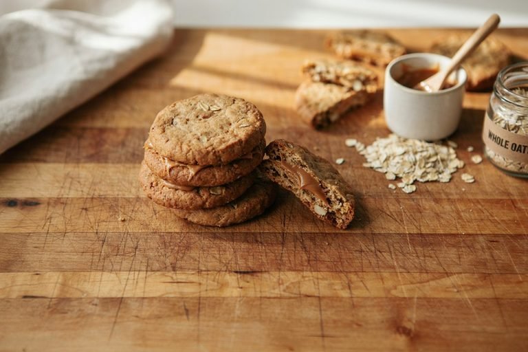 Peanut Butter Sandwiched Dog Treats