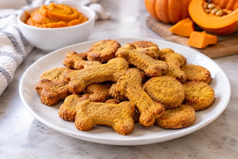 Homemade Pumpkin Dog Treats