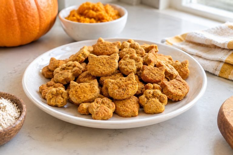 Easy & Simple Pumpkin Treats for Cats