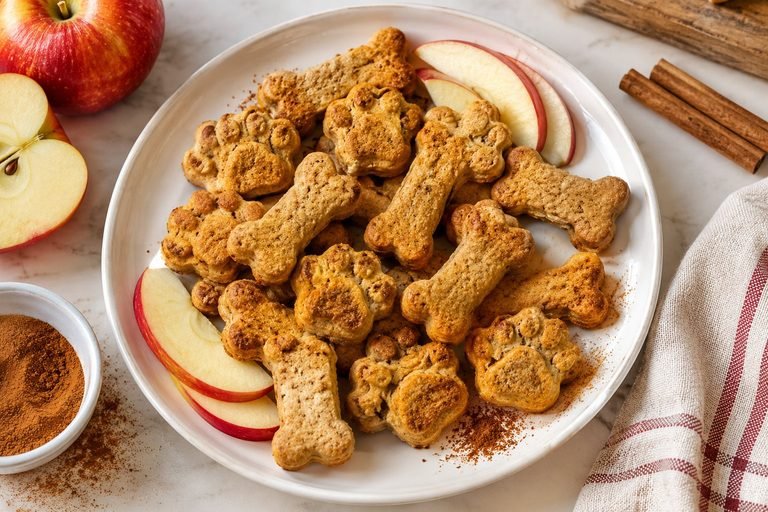 Perfectly Baked Apple Pie Dog Treats