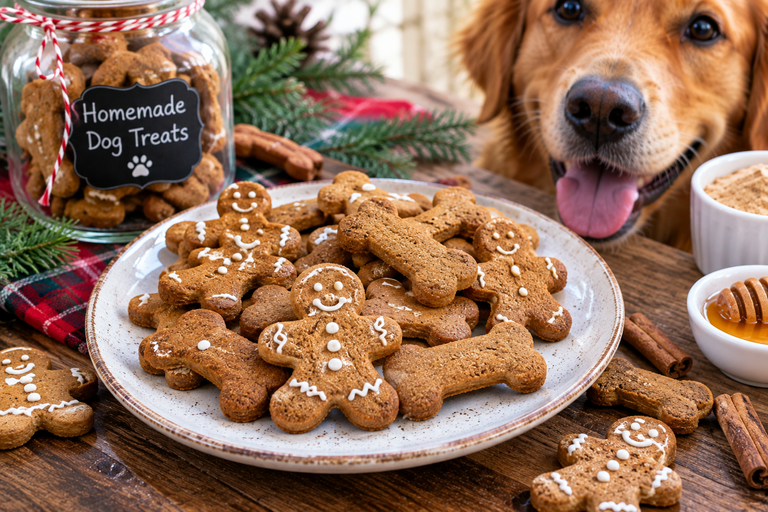 Gingerbread Dog Treats