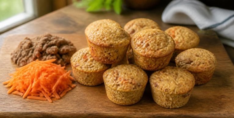 Ground Beef and Carrot Muffins for Dogs