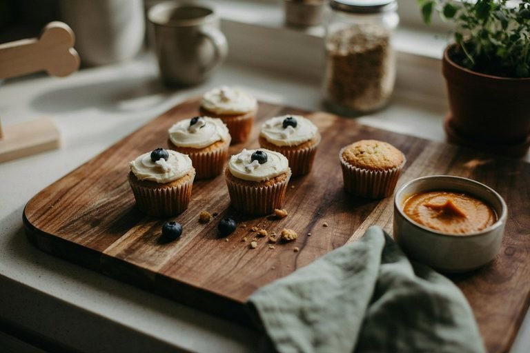 Pumpkin Pupcakes (Cupcakes for Dogs)