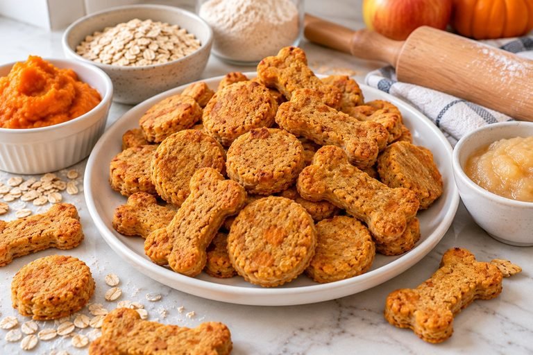 Homemade Pumpkin Applesauce Dog Treats Recipe