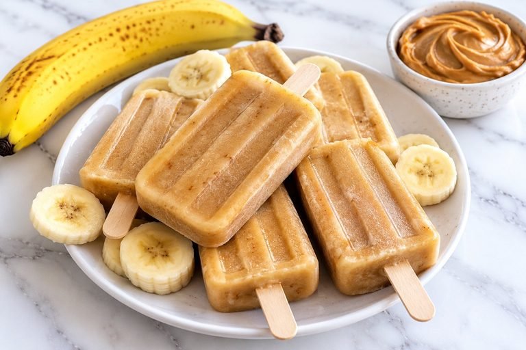 Peanut Butter Popsicles for Dogs (Pupsicles)