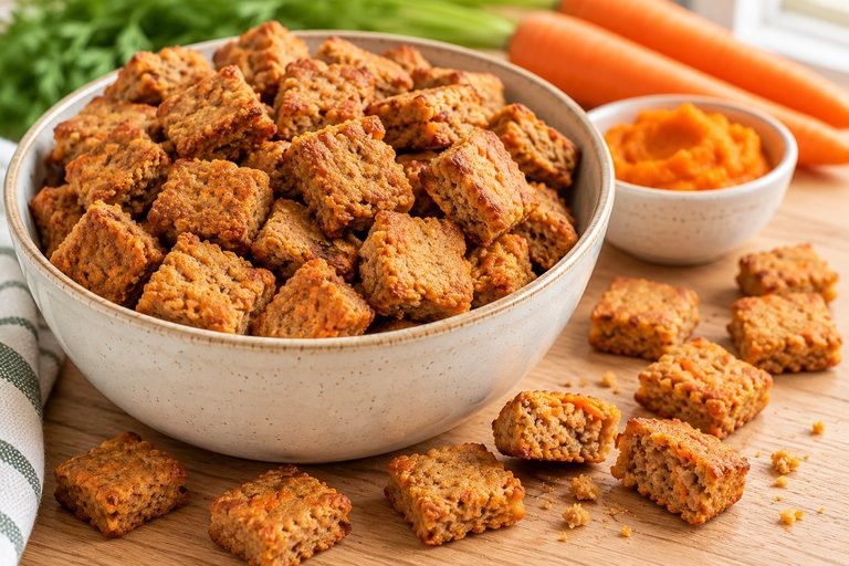 Crunchy Homemade Dog Kibble