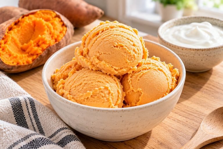 Sweet Potato Dog Ice Cream