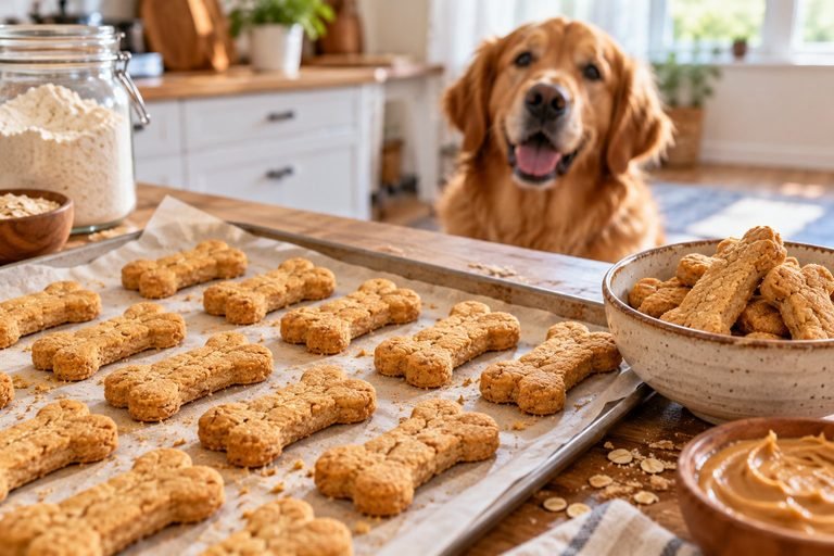 Easy 2 Ingredient Dog Treats: Make Your Own Healthy Dog Biscuits!