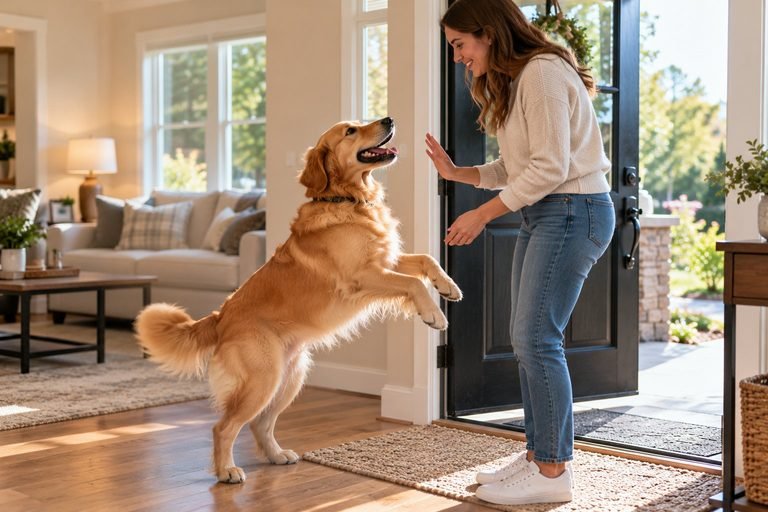 How to Stop a Dog From Jumping When Excited