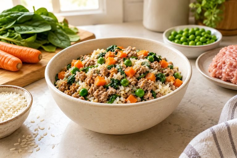 30 Minute Stovetop Homemade Dog Food